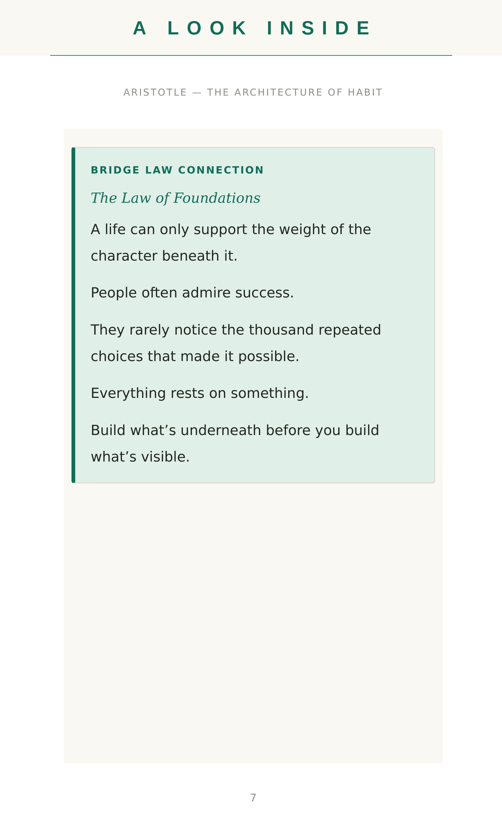 A look inside — sample page