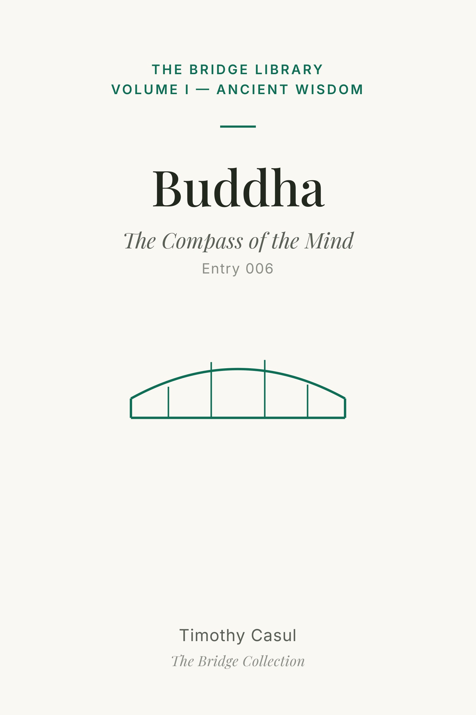 The Bridge Library: Buddha pamphlet cover