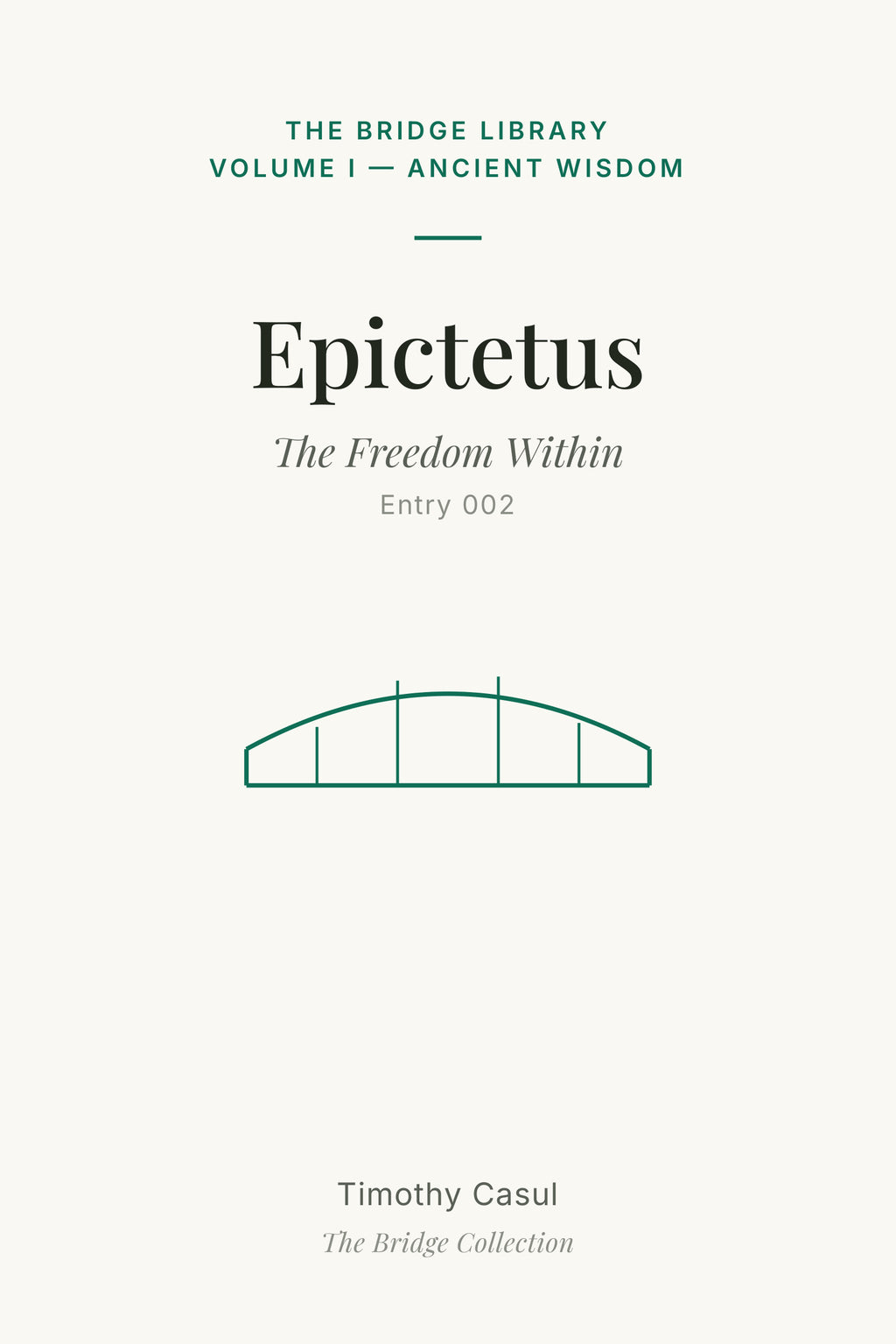 The Bridge Library: Epictetus pamphlet cover