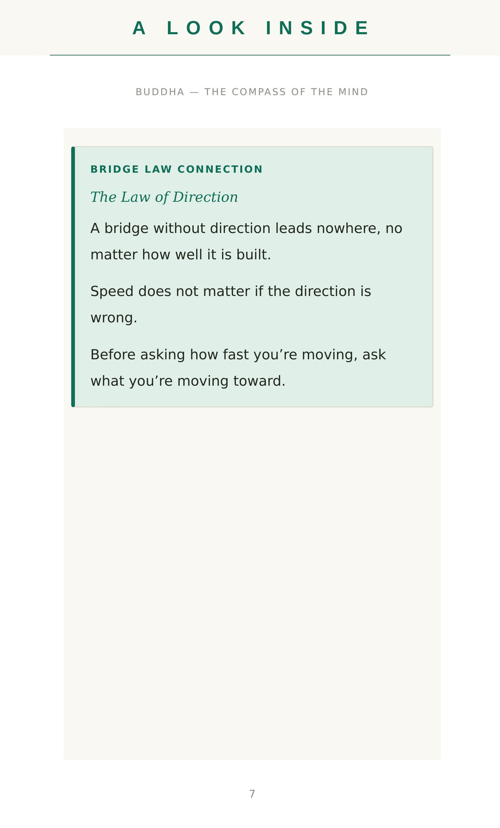 A look inside — sample page