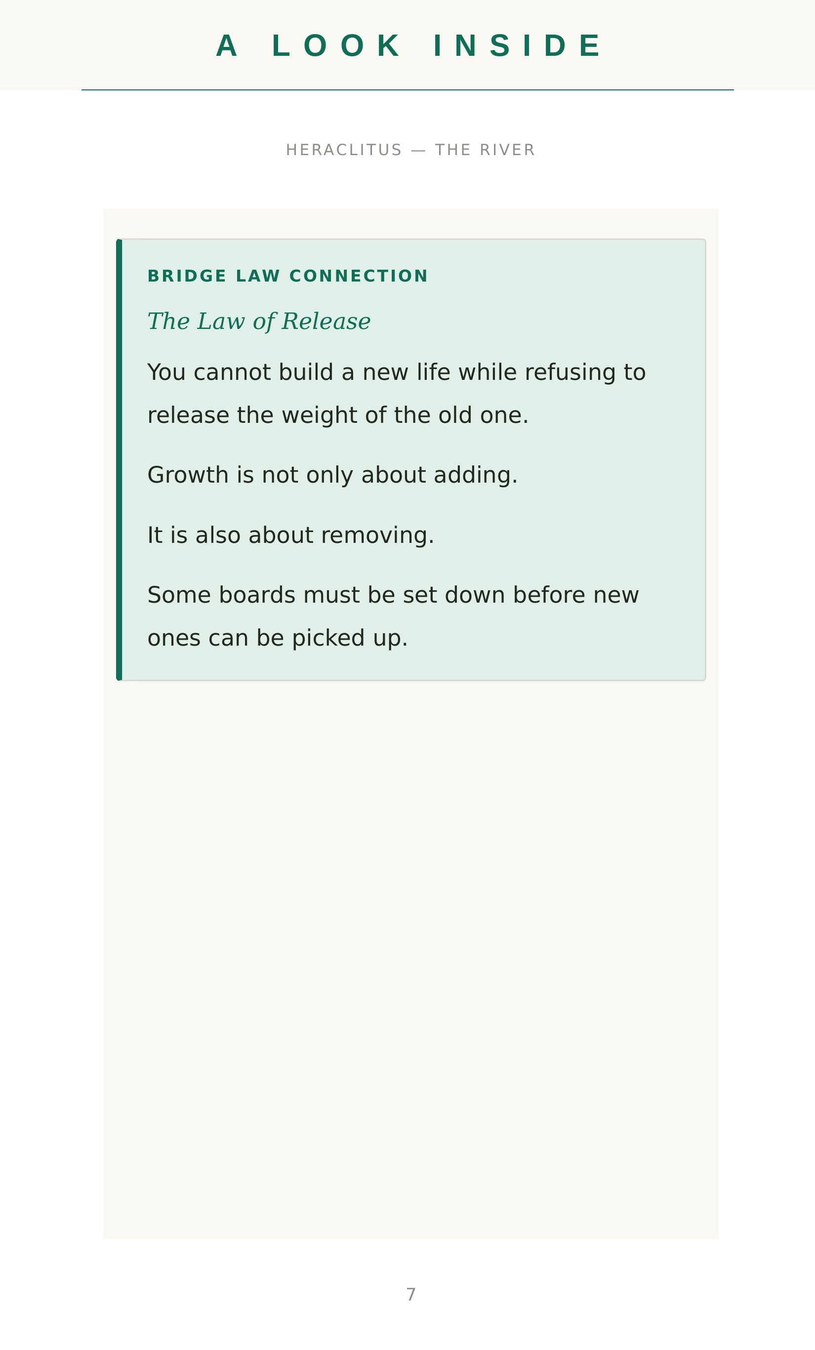 A look inside — sample page