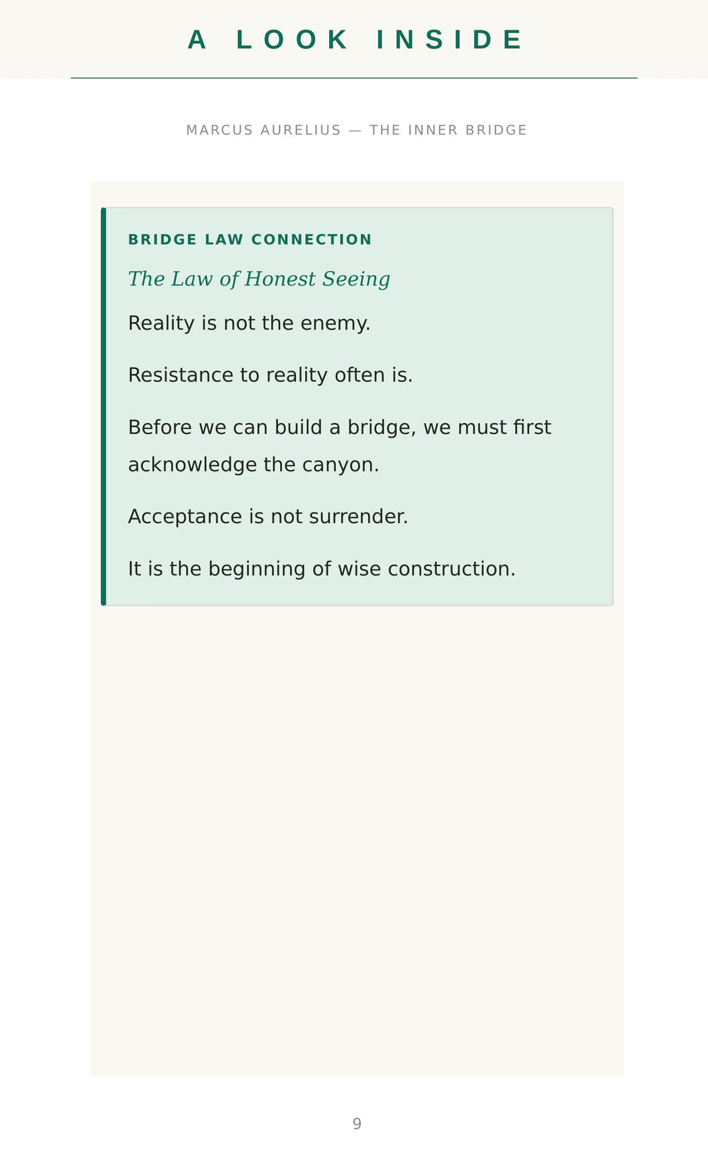 A look inside — sample page